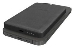 Mophie Snap+ Powerstation Juice Pack Mini - magnetyczny powerbank kompatybilny z MagSafe 5000mAh USB-C (black). Czarne powerbanki . Za 199.00 zł.