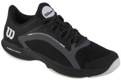 Buty do tenisa męskie Wilson Hurakn 2.0. Czarne buty turystyczne Wilson, bez wzorów, z gumy, bez zapięcia, tenisowe. Za 446.50 zł.