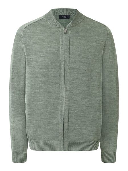 Maerz Muenchen Wełniany kardigan w kolorze miętowym rozmiar: 58. Zielone swetry rozpinane Maerz Muenchen, bez wzorów, z wełny, bez kołnierzyka, bez ramiączek. Za 347.99 zł.