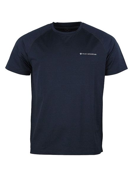 Peak Mountain Koszulka funkcyjna "Cecactus" w kolorze granatowym rozmiar: XXL. Niebieskie t-shirty sportowe Peak Mountain, bez wzorów, z materiału, bez ramiączek, outdoorowe. Za 93.94 zł.