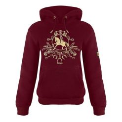 Bluza jeździecka JD ATTACK Royal. Brązowe bluzy z kapturem JD ATTACK, l, bez wzorów, z bawełny, z kapturem. Za 332.05 zł.