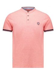 Geographical Norway Koszulka polo "Kazioblend" w kolorze koralowym rozmiar: M. Czerwone koszulki polo sportowe Geographical Norway, m, bez wzorów, z bawełny, bez kołnierzyka, bez ramiączek. Za 87.95 zł.