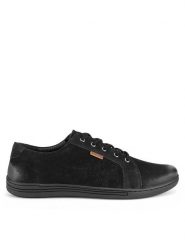 Lasocki Półbuty VICTOR4-77 MI08 Czarny. Czarne eleganckie półbuty Lasocki, bez wzorów, ze skóry, bez obcasa, bez zapięcia. Za 179.99 zł.