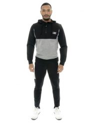 Dres męski Leone 1947 Apparel Tech z kapturem i zamkiem techniczny materiał. Czarne komplety dresowe LEONE 1947 APPAREL, m, bez wzorów, z dresówki, bez ramiączek. Za 231.51 zł.