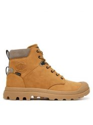 Palladium Trzewiki Pampa Sportcuff Gtx 79578-238-M Brązowy jasny. Brązowe botki sznurowane Palladium, bez wzorów, z nubiku, bez obcasa, bez zapięcia. Za 819.99 zł.