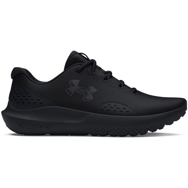 Buty do biegania Under Armour Charged Surge 4. Czarne buty do biegania Under Armour, bez wzorów, z materiału, bez zapięcia, do biegania. Za 199.00 zł.