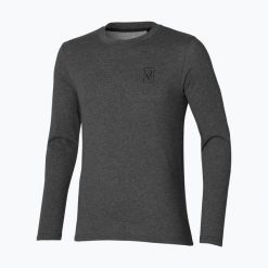 Longsleeve piłkarski męski Mizuno Sergio Ramos szara P2MA2S5506. Szare bluzki z długim rękawem Mizuno, m, bez wzorów, bez kołnierzyka, bez ramiączek. Za 129.99 zł.