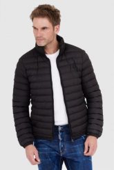 INVICTA Czarna kurtka puchowa męska. Czarne kurtki Invicta, l, bez wzorów, z puchu, bez kaptura. W wyprzedaży za 439.99 zł.