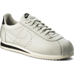 Buty NIKE - Classic Cortez Leather Prem 861677 007 Light Bone/Light Bone/Black. Szare buty sportowe casual marki Nike, z materiału. W wyprzedaży za 299.00 zł.