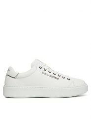 KARL LAGERFELD Sneakersy KL52219 Biały. Białe buty sportowe casual KARL LAGERFELD, bez wzorów, ze skóry, bez zapięcia. Za 799.99 zł.