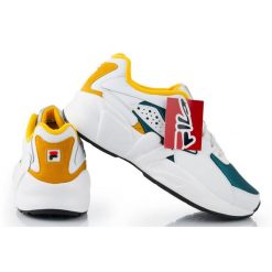 Buty do biegania męskie Fila Mindblower białe. Białe buty do biegania Fila, bez wzorów, z gumy, bez zapięcia, do biegania. Za 444.00 zł.