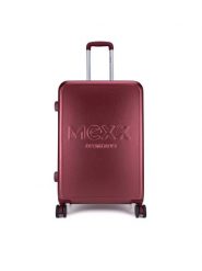 MEXX Walizka średnia MEXX-M-036-07 BURGUNDY Bordowy. Czerwone walizki Mexx, bez wzorów, z tworzywa sztucznego, średnie. Za 319.99 zł.