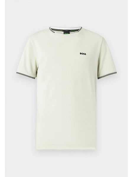 Hugo Boss Fashion Koszulka w kolorze kremowym rozmiar: 3XL. Brązowe bezrękawniki Hugo Boss Fashion, xl, bez wzorów, bez kołnierzyka, bez ramiączek. Za 162.11 zł.