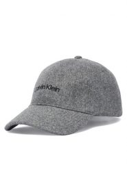 Calvin Klein Czapka z daszkiem Embroidered Titlecase Logo Felt LV04D5131G Szary. Szare czapki z daszkiem CALVIN KLEIN, bez wzorów, z poliesteru. Za 209.99 zł.