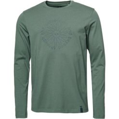 Męska koszulka z długim rękawem Loap Alborg Green 2xl. Brązowe bluzki z długim rękawem 55PROTEC, m, bez wzorów, bez kołnierzyka, bez ramiączek. Za 163.99 zł.