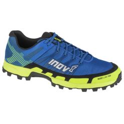 Buty do biegania męskie, Mudclaw 300. Niebieskie buty do biegania Inov-8, bez wzorów, z gumy, bez zapięcia, do biegania. Za 549.99 zł.