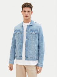 Tom Tailor Kurtka jeansowa 1040165 Niebieski Regular Fit. Niebieskie kurtki Tom Tailor, m, bez wzorów, z bawełny, bez kaptura. Za 179.99 zł.