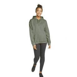 Bluza z kapturem Gildan Midweight Softstyle. Zielone bluzy z kapturem GILDAN, s, bez wzorów, z bawełny, z kapturem. Za 114.80 zł.