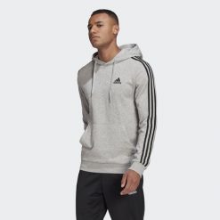 Bluza z Kapturem Essentials 3-Stripes Rozmiar XS Szary - GK9080. Czarne bluzy z kapturem Adidas, m, bez wzorów, z bawełny, z kapturem. Za 229.00 zł.