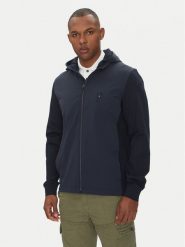 Aeronautica Militare Kurtka softshell 251AF499F559 Granatowy Regular Fit. Niebieskie kurtki Aeronautica Militare, m, bez wzorów, z softshellu, bez kaptura. Za 619.99 zł.