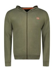 Geographical Norway Kardigan "Felinood" w kolorze khaki rozmiar: 3XL. Brązowe swetry rozpinane Geographical Norway, xl, bez wzorów, bez kołnierzyka, bez ramiączek. Za 101.70 zł.