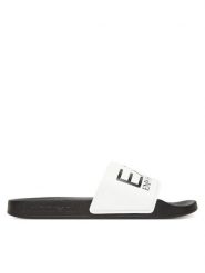 EA7 Emporio Armani Klapki 7X000108 AF15118 MZ096 Biały. Białe klapki EA7 Emporio Armani, z tworzywa sztucznego. Za 215.70 zł.