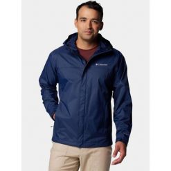 Płaszcz Przeciwdeszczowy Męski Columbia Watertight II. Niebieskie kurtki przeciwdeszczowe Columbia, m, bez wzorów, bez kaptura. Za 379.00 zł.
