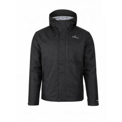 Kurtka Membranowa Męska ESSENCE STX BL. Czarne kurtki Bergson, l, bez wzorów, z materiału, z kapturem. Za 479.00 zł.