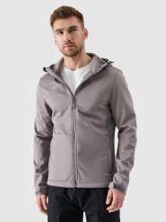 4F Kurtka softshell wiatroodporna membrana 5 000 męska - szara 3XL. Szare kurtki 4F, m, bez wzorów, z dzianiny, z kapturem. Za 299.99 zł.
