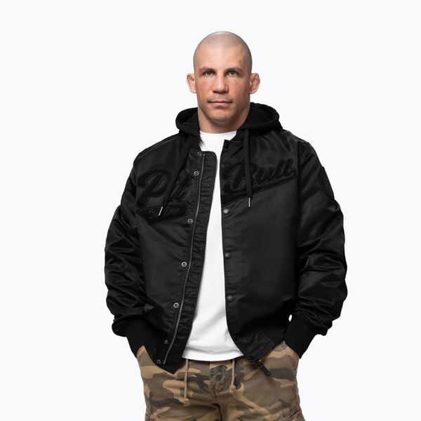 Kurtka męska Pitbull Mason San Diego Baseball Hooded. Czarne kurtki PITBULL, m, bez wzorów, z nylonu, bez kaptura. Za 389.99 zł.
