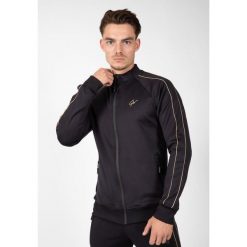Bluza fitness męska Gorilla Wear Wenden Track Jacket. Czarne bluzy GORILLA WEAR, m, bez wzorów, bez kaptura. Za 265.50 zł.