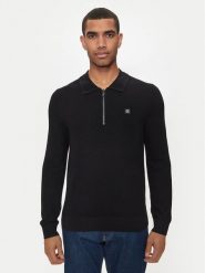 Hugo Sweter Sastoon 50516640 Czarny Slim Fit. Czarne swetry rozpinane Hugo, m, bez wzorów, z syntetyku, bez kołnierzyka, bez ramiączek. Za 389.99 zł.