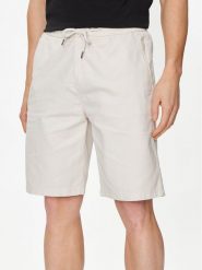 Guess Szorty materiałowe Mick M4GD02 WFBXA Écru Regular Fit. Szorty Guess, m, z aplikacjami, z bawełny. Za 209.99 zł.
