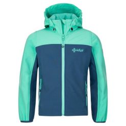 Meisjes softshell jas Kilpi RAVIA-JG. Niebieskie kurtki softshell Kilpi, na jesień, bez wzorów, z softshellu, bez kaptura. Za 189.67 zł.