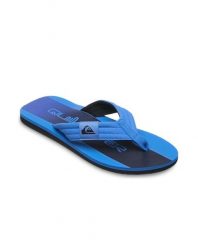 Sandały dla Mężczyzn MOLOKAI LAYBACK Niebieski. Niebieskie sandały Quiksilver, z bawełny, bez zapięcia. Za 119.99 zł.