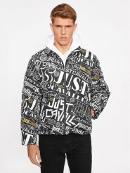 Just Cavalli Kurtka puchowa 75OAUD18 Czarny Regular Fit. Czarne kurtki Just Cavalli, m, bez wzorów, z puchu, bez kaptura. Za 2,259.00 zł.