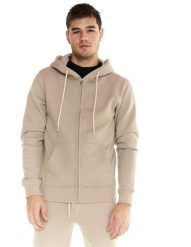 Męska bluza Leone z kapturem i zamkiem błyskawicznym Urban. Czarne bluzy z kapturem LEONE 1947 APPAREL, l, bez wzorów, z bawełny, z kapturem. Za 126.26 zł.