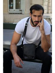 Maison héritage PARIS Skórzana torebka "Boli" w kolorze czarnym - 16 x 19 x 4,5 cm rozmiar: onesize. Czarne torby na ramię maison héritage PARIS, bez wzorów, z materiału, na ramię, małe, bez dodatków. Za 230.99 zł.