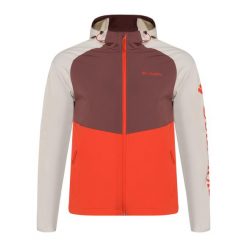 Kurtka softshell męska Columbia Panther Creek. Czerwone kurtki Columbia, m, bez wzorów, z softshellu, bez kaptura. Za 229.99 zł.
