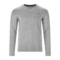 T-shirt z długim rękawem Endurance Abdon. Szare bluzki z długim rękawem Endurance, bez wzorów, bez kołnierzyka, bez ramiączek. Za 147.50 zł.