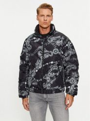 Versace Jeans Couture Kurtka puchowa 75GAUD04 Czarny Regular Fit. Czarne kurtki Versace Jeans Couture, m, bez wzorów, z jeansu, bez kaptura. Za 1,889.00 zł.