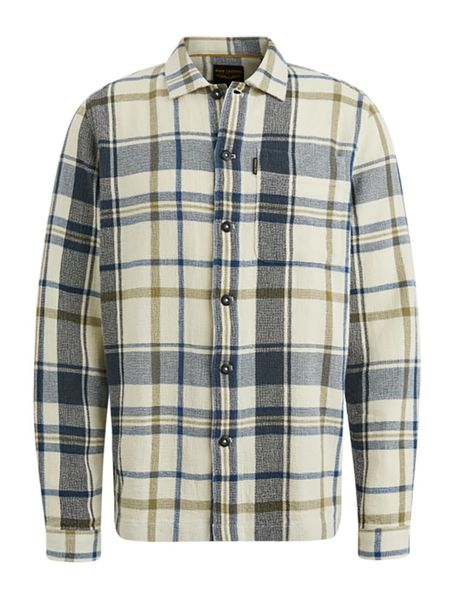 PME Legend Koszula w kolorze kremowo-granatowym rozmiar: L. Brązowe koszule PME Legend, l, bez wzorów, z bawełny, bez kołnierzyka, bez ramiączek. Za 203.95 zł.