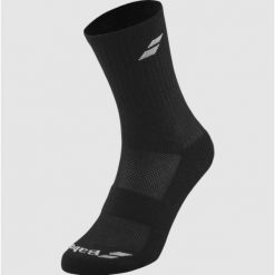 Skarpety sportowe Babolat Crew Socks 3 Pack. Czarne skarpetki sportowe BABOLAT, bez wzorów. Za 65.00 zł.
