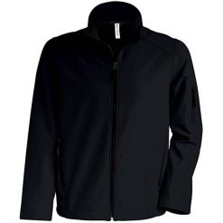 Kurtka Juneor Kariban Softshell. Czarne kurtki KARIBAN, m, bez wzorów, z elastanu, bez kaptura. Za 241.00 zł.