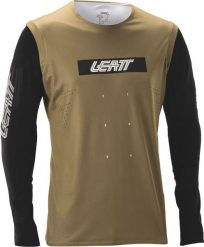 Koszulka rowerowa LEATT Jersey MTB Gravity 8.0. Brązowe odzież kompresyjna LEATT, l, bez wzorów, z dzianiny, rowerowe. Za 449.00 zł.