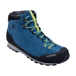 Buty trekkingowe wysokie męskie Alpinus Geres Mid HDTX M. Niebieskie trekkingi Alpinus, bez wzorów, bez zapięcia. Za 499.00 zł.