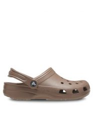 Crocs Klapki Classic 10001 Beżowy. Brązowe klapki Crocs, z tworzywa sztucznego. Za 189.99 zł.