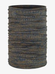 Chusta wielofunkcyjna Buff Dryflx - brindle brown. Brązowe szaliki Buff, bez wzorów, z elastanu. Za 108.25 zł.