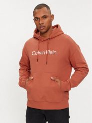 Calvin Klein Bluza Hero K10K111345 Pomarańczowy Relaxed Fit. Brązowe bluzy CALVIN KLEIN, m, bez wzorów, z bawełny, bez kaptura. Za 299.99 zł.