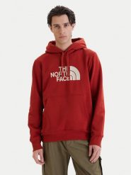 The North Face Bluza Drew Peak NF0A89EM Pomarańczowy Regular Fit. Brązowe bluzy The North Face, m, bez wzorów, z bawełny, bez kaptura. Za 349.99 zł.